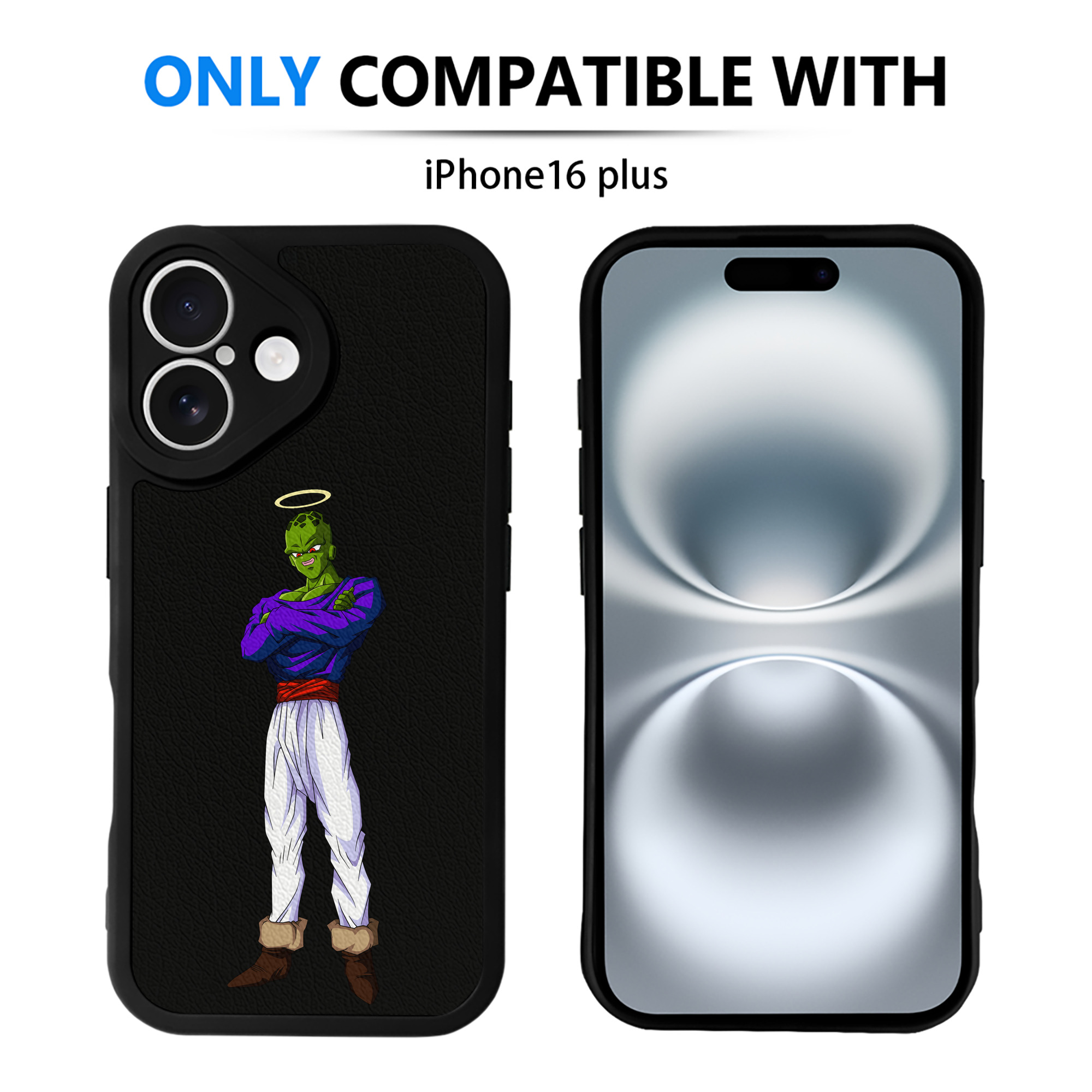 （画像用） ドラゴンボール パイクーハン DRAGON BALL Pikkon 【iPhone 16シリーズ対応】シリコンスマホケース（レザー調） 材質：シリコン